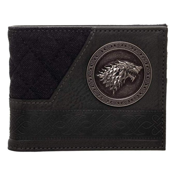 Porte-Cartes Aluminium RFID Blocage Game Of Thrones Stark - Homme - Mini Portefeuille